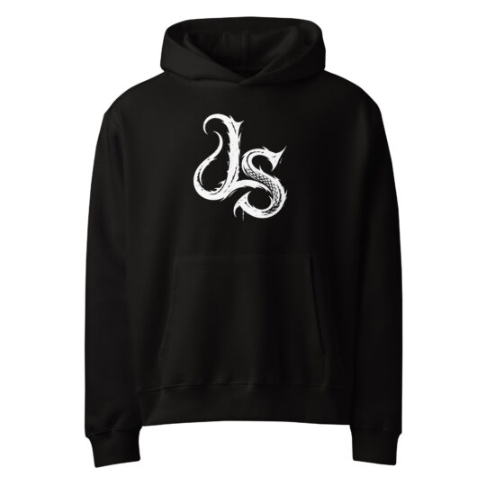 Lizard Season Oversized heavyweight hoodie